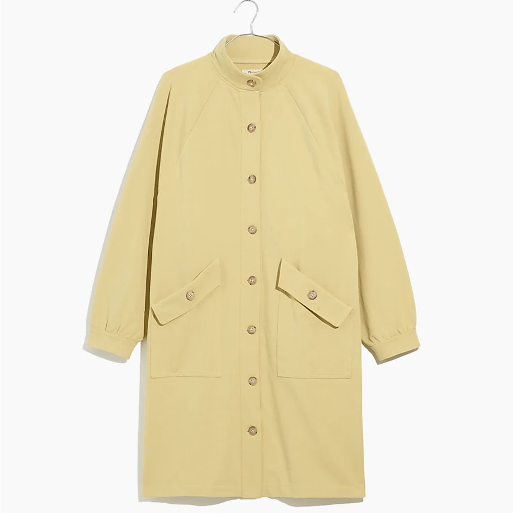 Madewell Structured Terry Longline Coat NWT